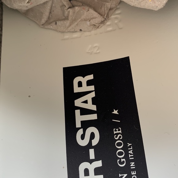 Golden Goose | White & Dark Blue SuperStar low top Leather Sneaker - Picture 8 of 13